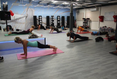 Yoga and Pilates studio at Re-Creation Health Club Sorrento